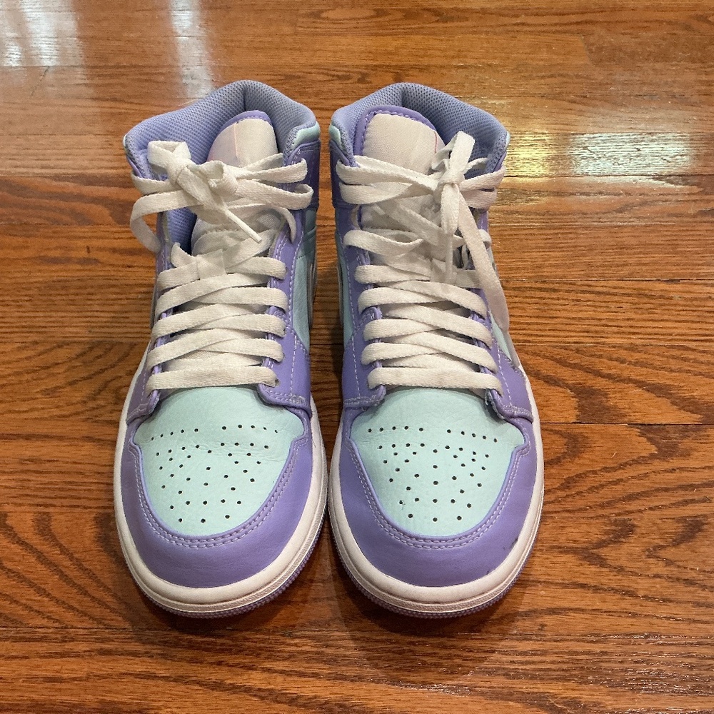 Nike Jordan 1 Mid Purple Aqua